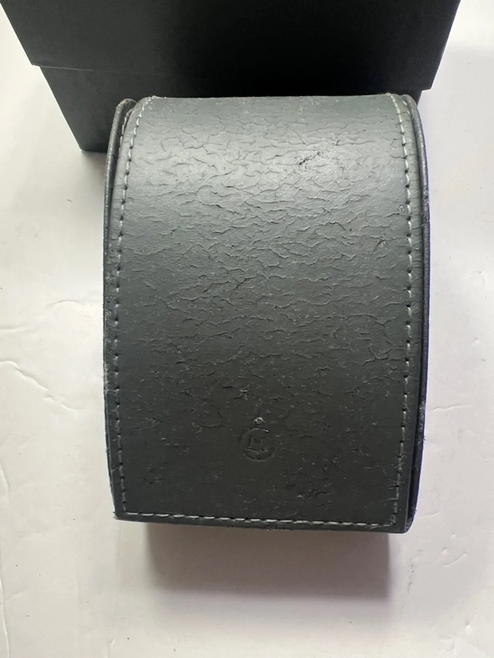 Vintage Movado Watch Box Gray Empty Used